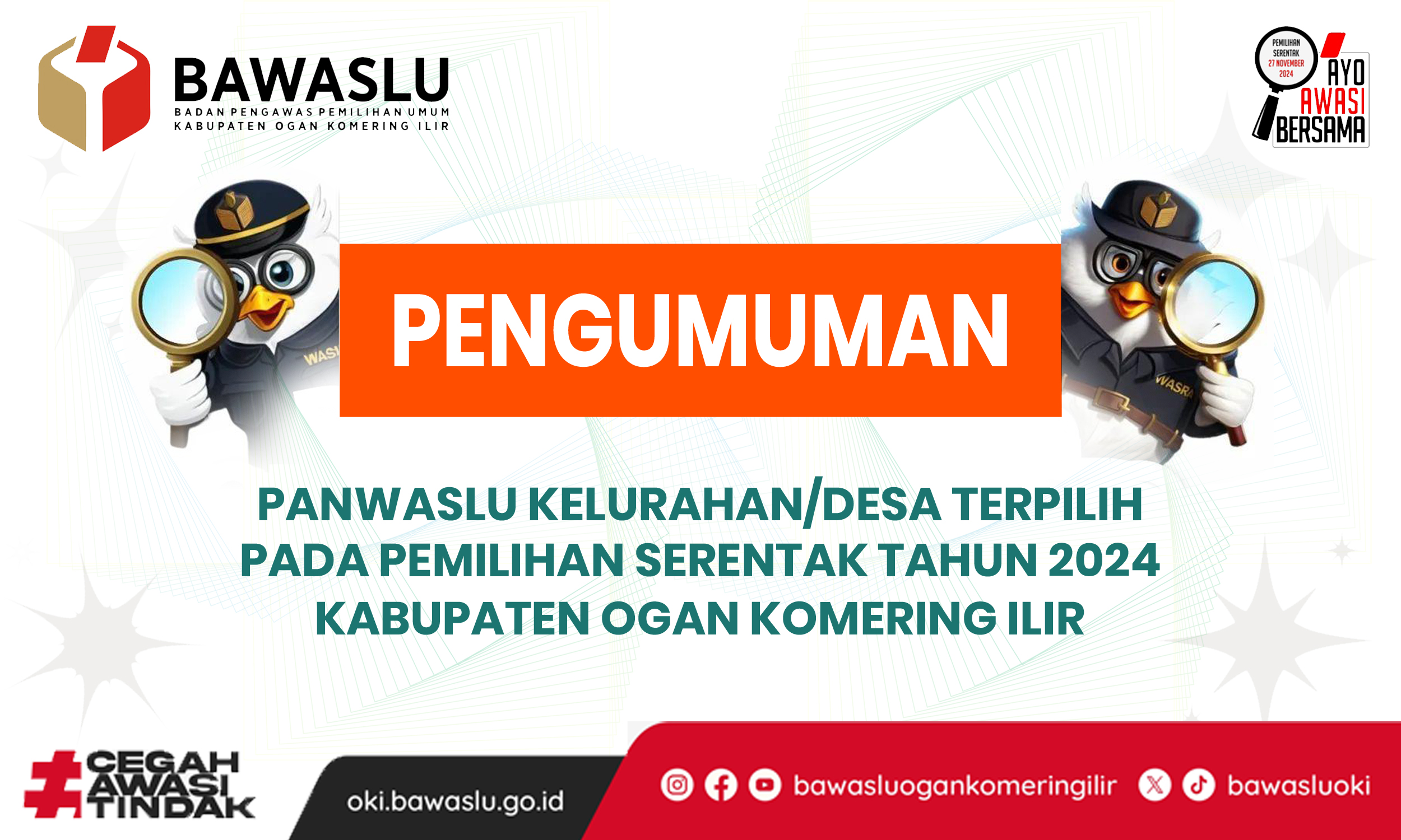 Pengumuman Nama-Nama PKD Terpilih