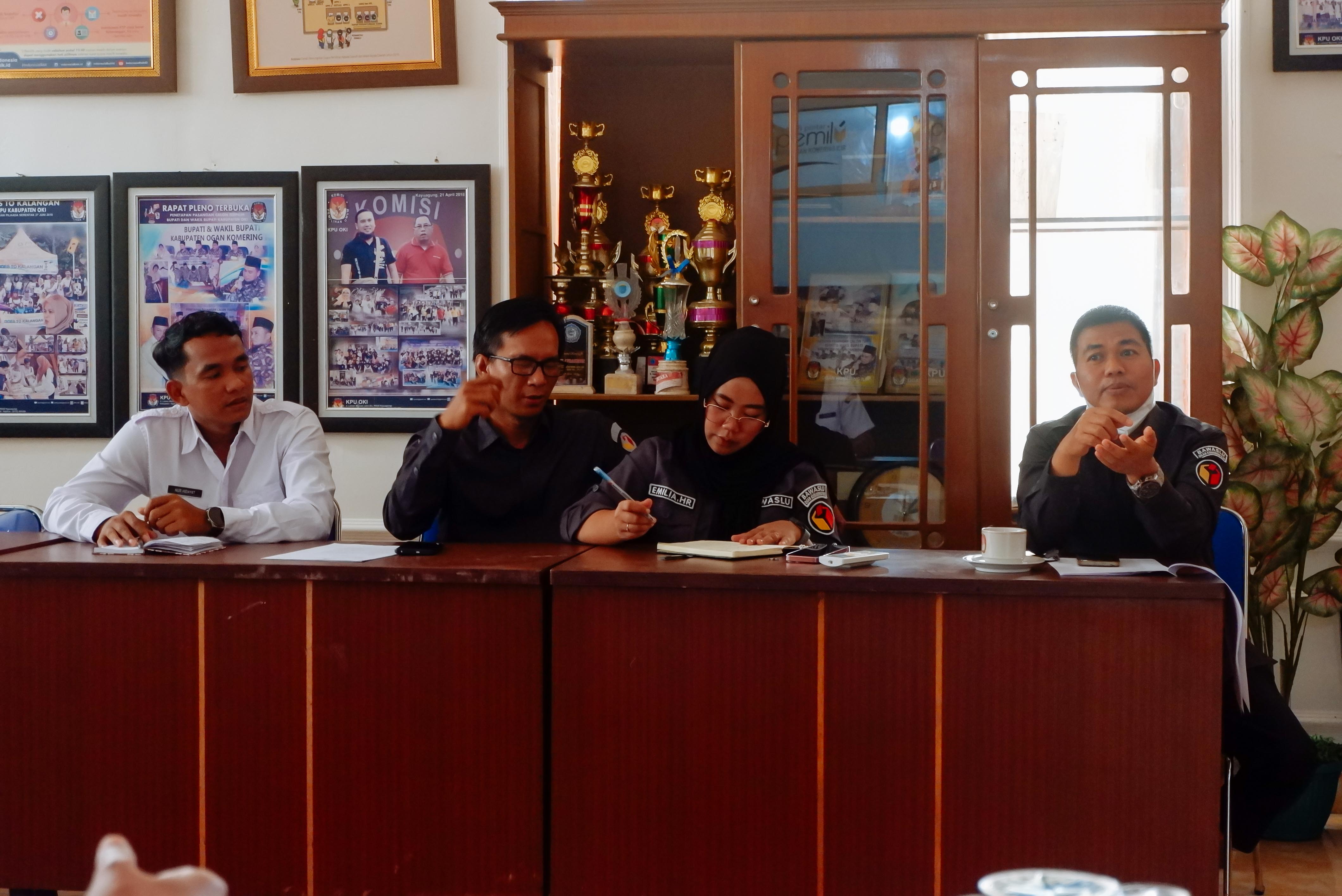 BAWASLU OKI INGATKAN KPU PATUHI ATURAN PDPB