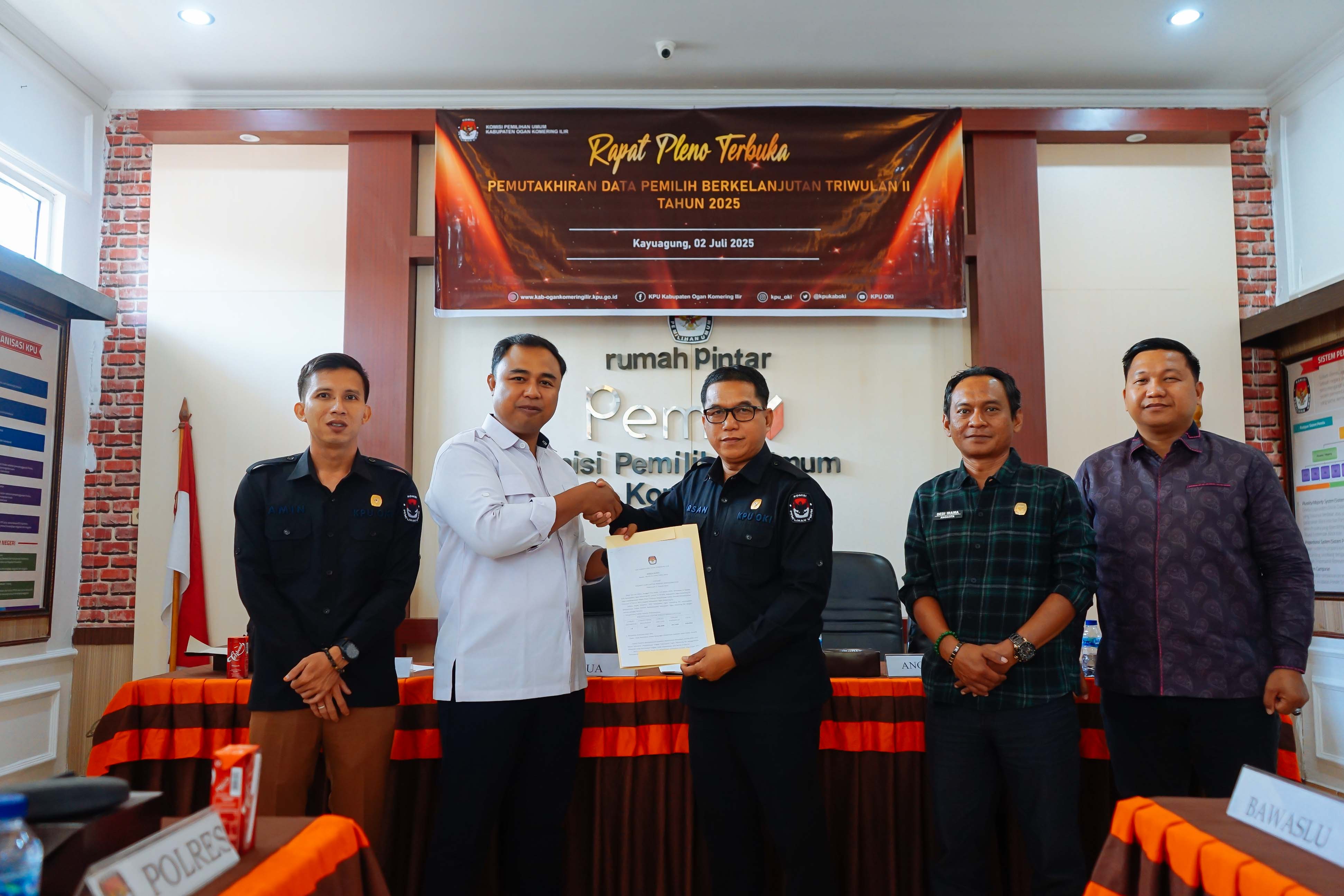 BAWASLU OKI DORONG KPU VALIDASI LEWAT COKTAS 
