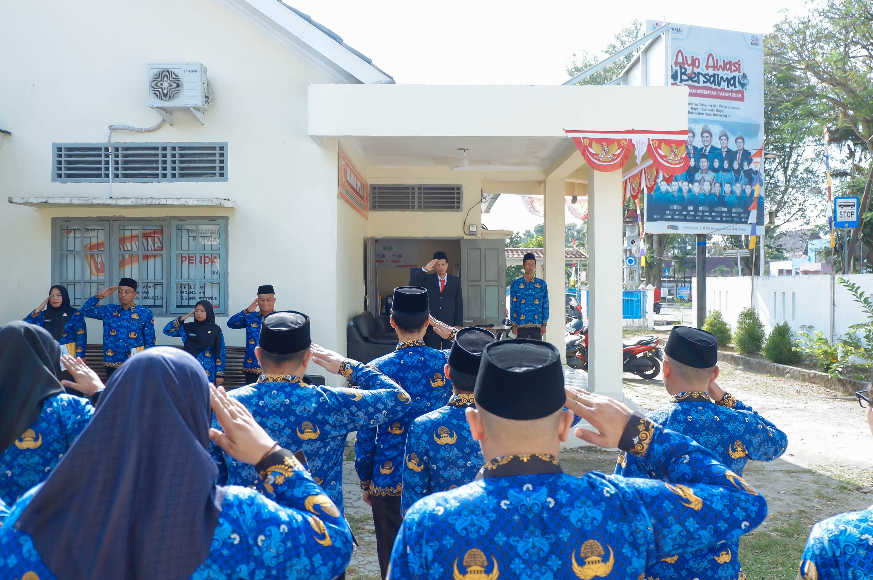 BAWASLU OKI UPACARA HUT KE-80 RI