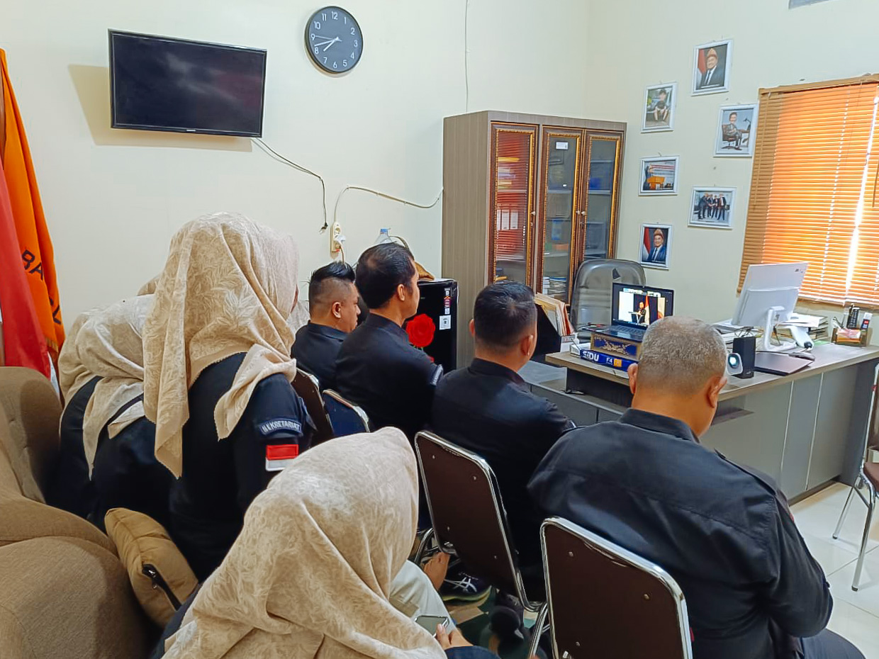 PPPK BAWASLU OKI IKUTI ORIENTASI ETOS KERJA ASN