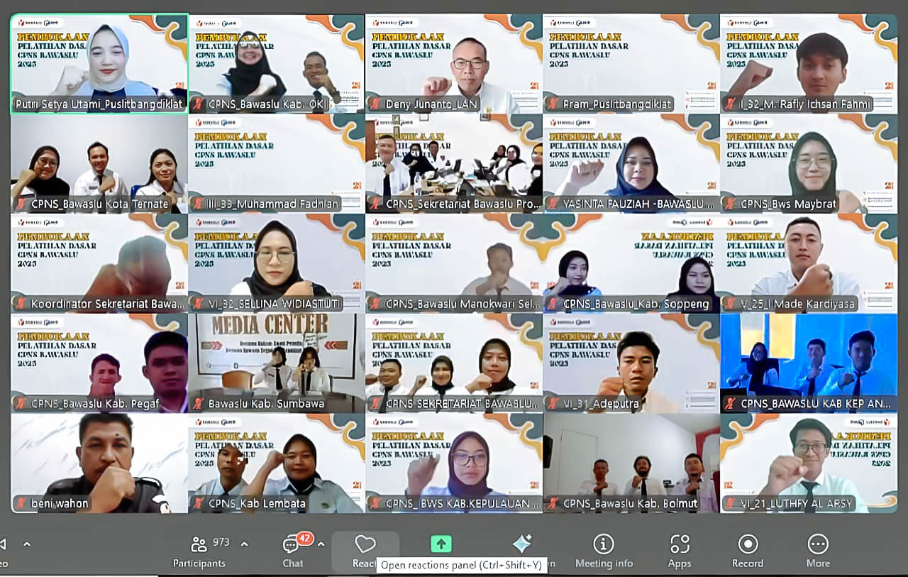 CPNS BAWASLU OKI IKUTI LATSAR CPNS BAWASLU 2025