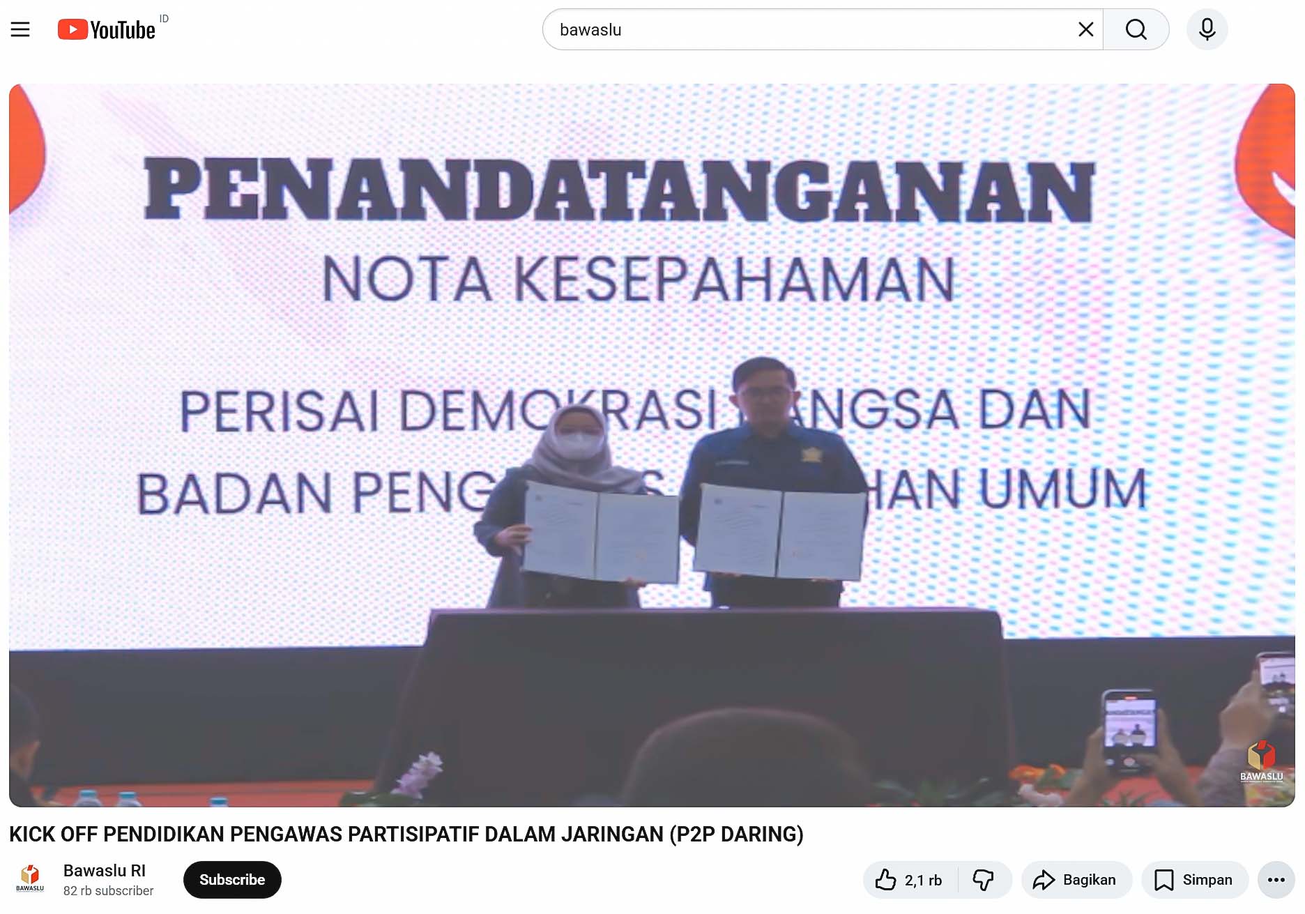 PENANDATANGANAN MOU