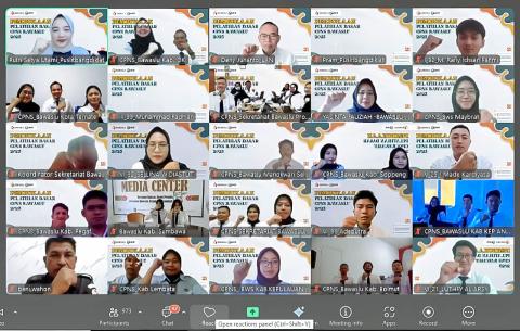 ZOOM CPNS LATSAR BAWASLU OKI