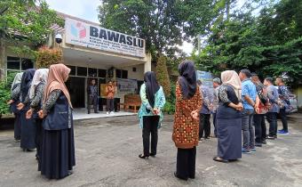 Apel Pencanangan HUT Ke-16 Bawaslu