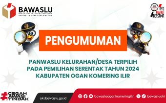 Pengumuman Nama-Nama PKD Terpilih