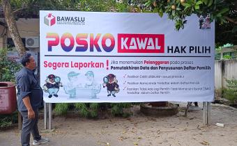 Banner POSKO KAWAL HAK PILIH