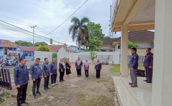 Bawaslu OKI Apel Pagi Kekompakan dan Adaptasi