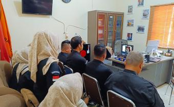 PPPK BAWASLU OKI IKUTI ORIENTASI ETOS KERJA ASN